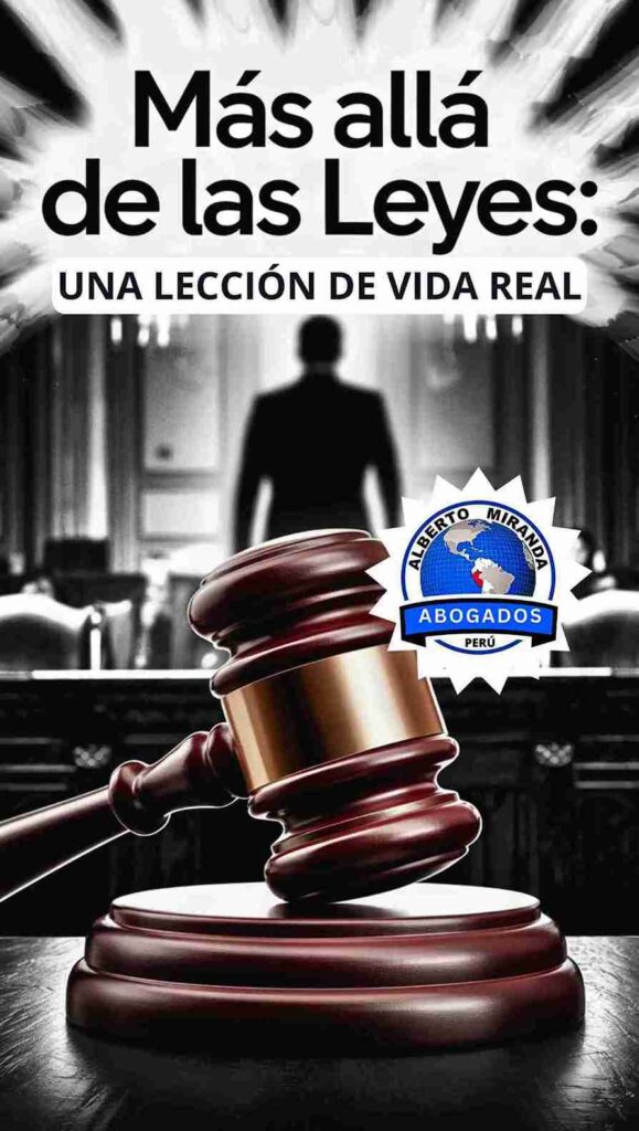 Historia real de abogado en Perú. Mazo de juez y abogado en sala de audiencias, lección de vida en la abogacía peruana