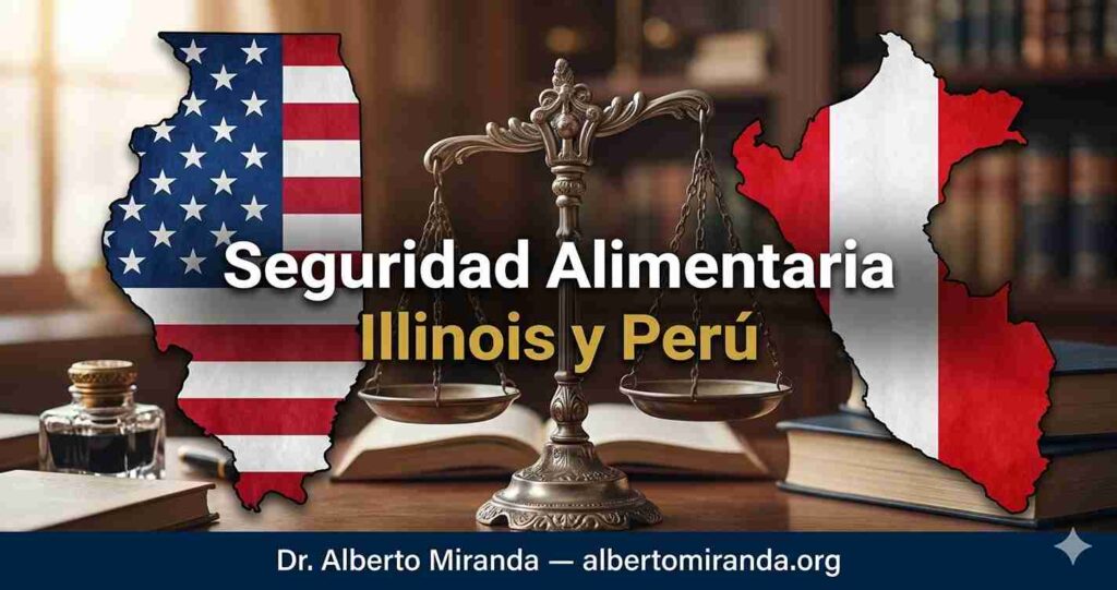 Análisis comparativo de seguridad alimentaria entre Illinois y Perú — Dr. Alberto Miranda, autor publicado en la Illinois State Bar Association (ISBA) 2024